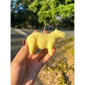 Handmade Capybara candle/ Lemon scented candle